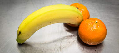banana and oranges