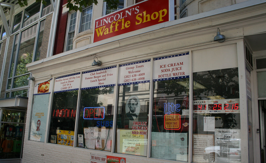 Lincoln's Waffle Shop A Washington DC Restaurant.