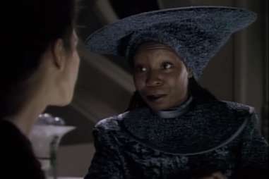 Guinan on Star Trek: Next Generation