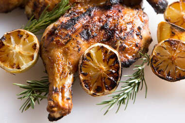 Lemon and rosemary grilled chicken