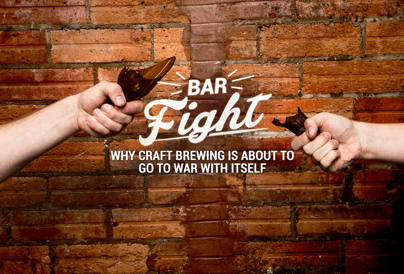 bar fight broken beer bottle