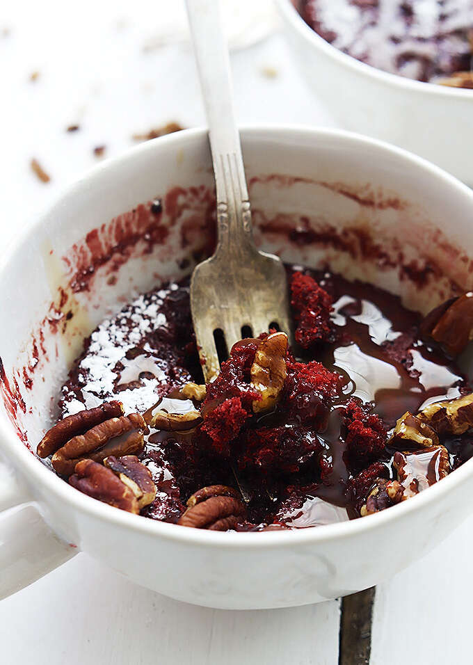 Red velvet mug cake