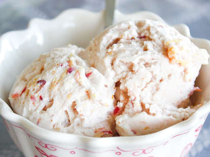 blood orange ice cream