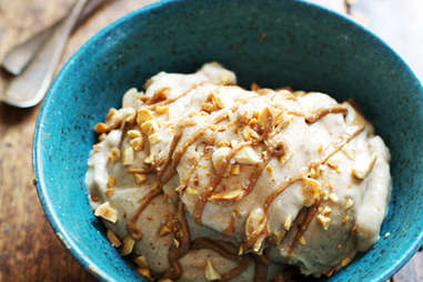 Peanut butter banana ice cream