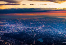 See LA Dazzle From Above in These Incredible Nighttime Aerial Photos