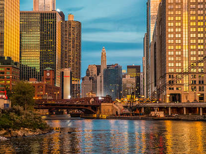 Chicago main skyline