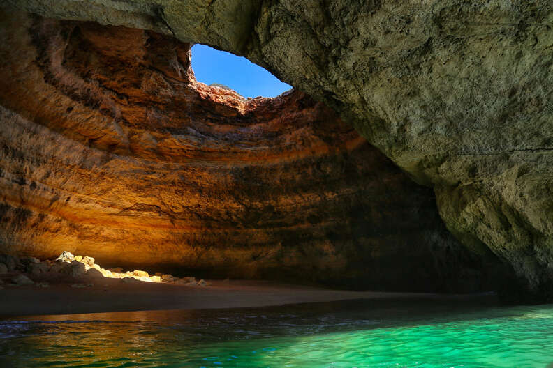 benagil beach sea cave portugal algarve