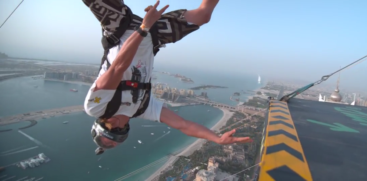 Watch Crazy People BASE Jump Off A Skyscraper In Dubai Thrillist