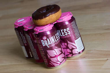 Dunkin Donuts and beer