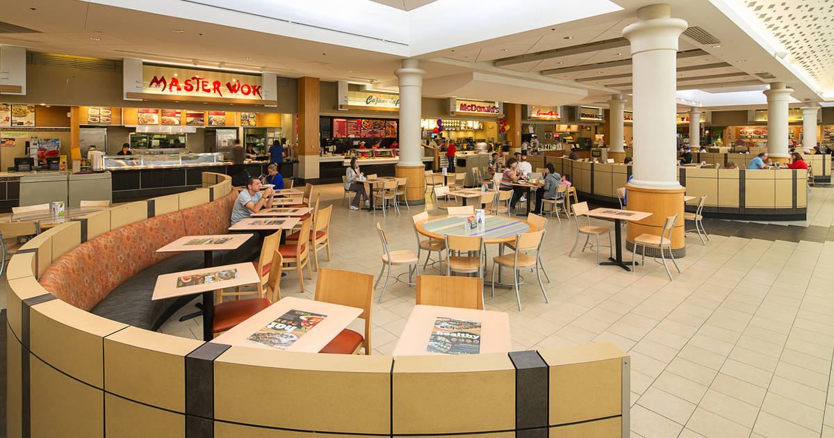 inside mall food court