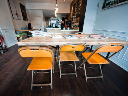 coffee shop table