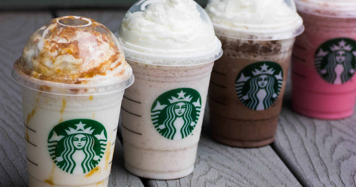 starbucks menu frappuccino