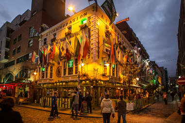 Irish street corner