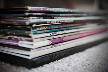 Stack of albums