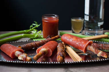 Bloody Mary popsicles