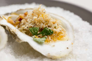 Pearl Dive Oyster Palace's Grilled Oysters with Red Chile Butter and Gremolata — Thrillist Recipes