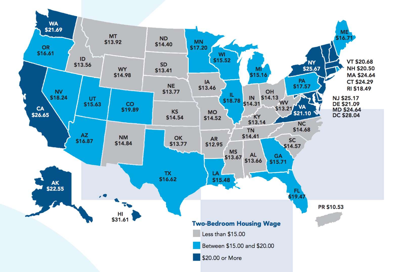 Most Affordable US States According To National Low Income Housing ...