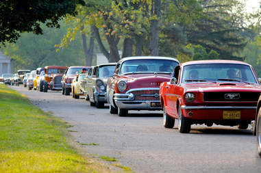 Line of cars