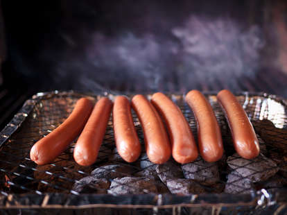 Main -- Hot dogs on a grill