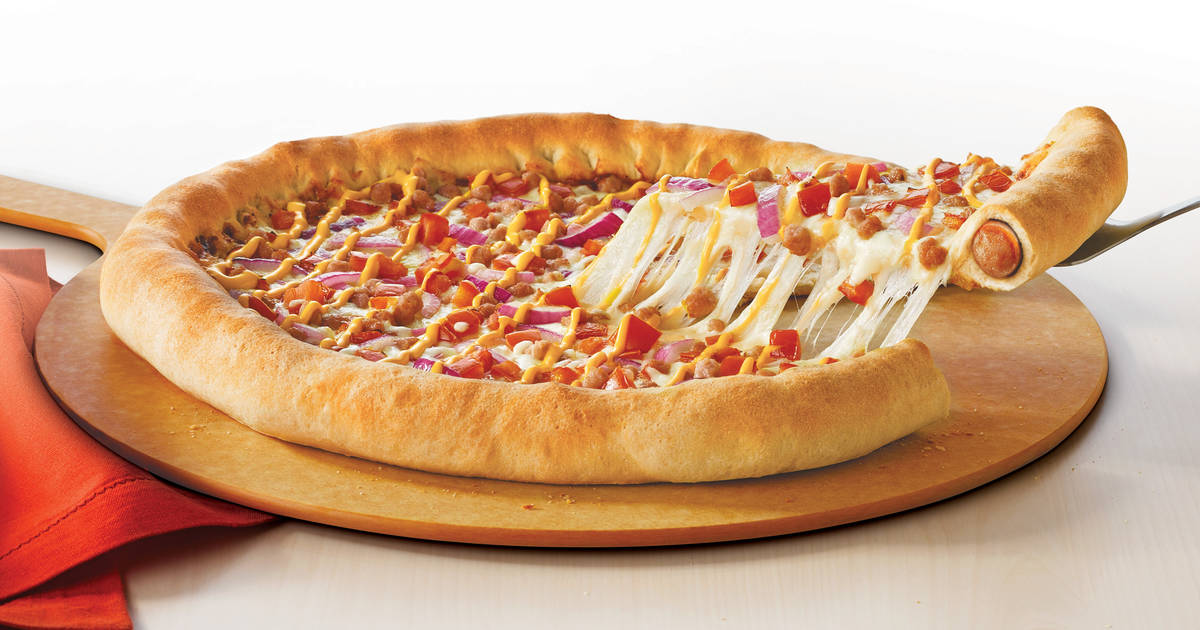 stuffed crust pizza hut