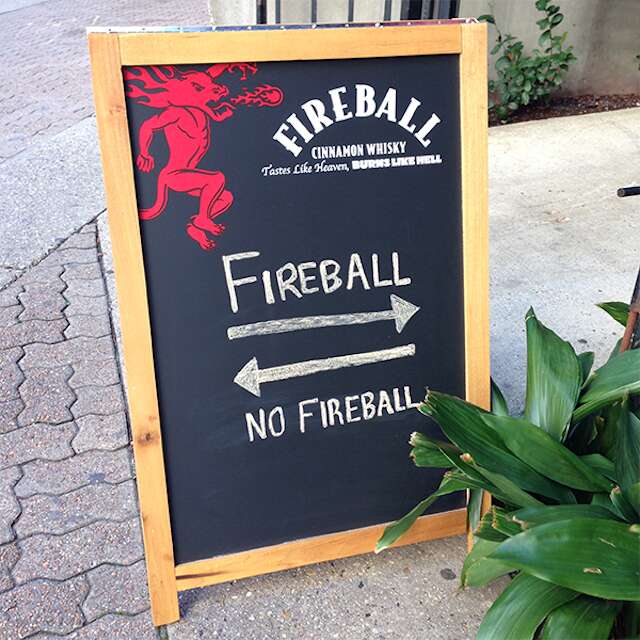 Fireball sign