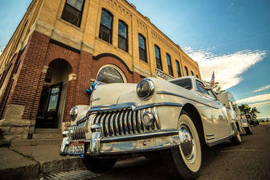 Close up of car in Idaho