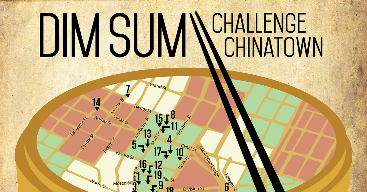 dim sum chinatown nyc map