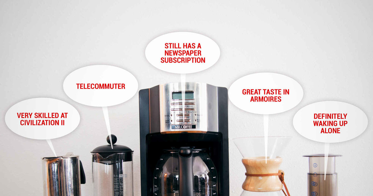 What Your Coffee Maker Says About You - Keurig, French Press, and More