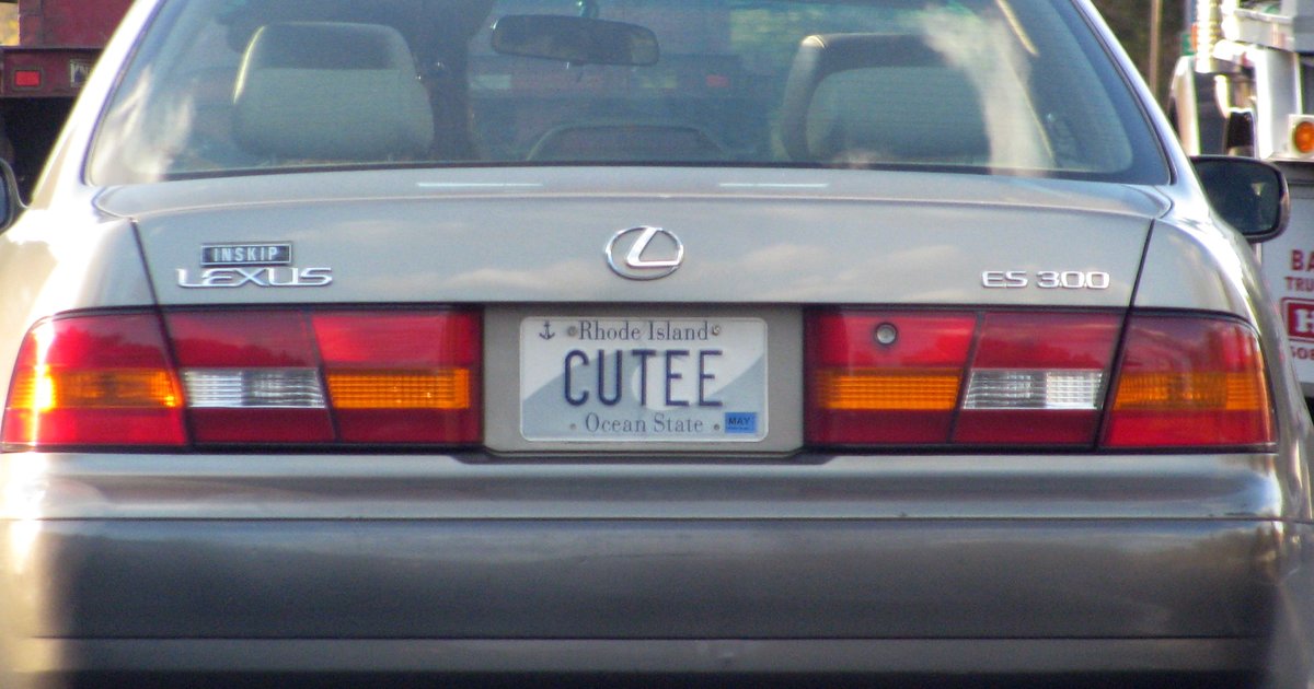 Funny Vanity Plates - Customized License Plates - Thrillist