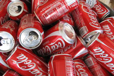 Coke cans