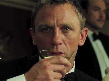 How Much Does James Bond Drink In Each Film Infographic Thrillist