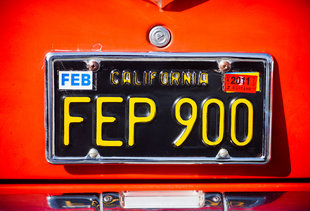 California's Iconic Black License Plate Is Back