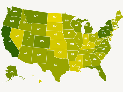 Most Outdoorsy States: US Ranked By National Parks, Nature Trails, and ...