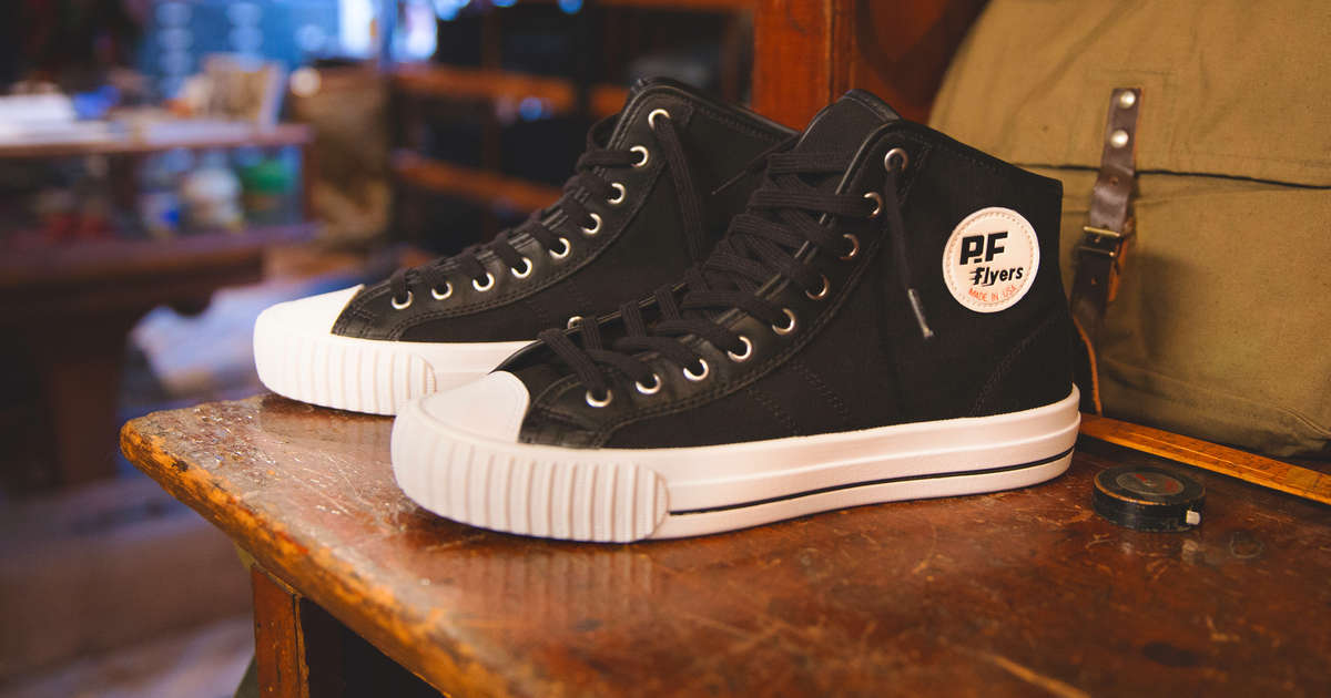 pf flyers vs converse