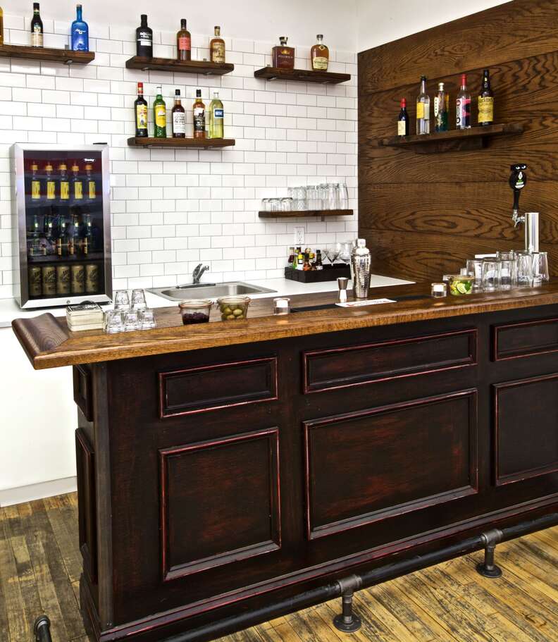 How To Build A Home Bar - A Step By Step Guide - Thrillist