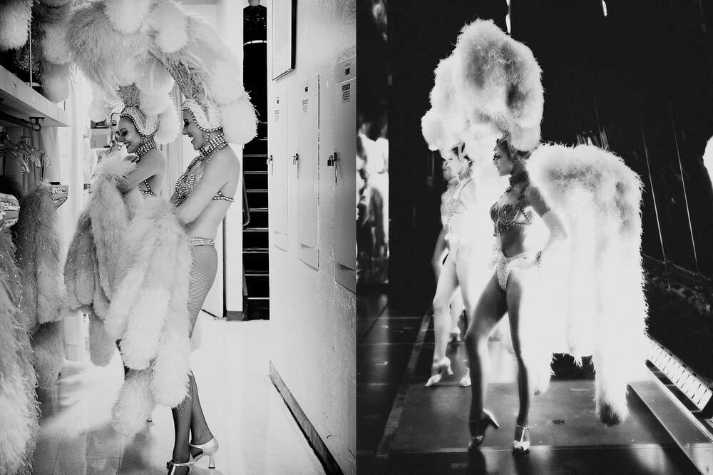 Vegas Showgirls Celebrated at 'French Connection' Exhibit and Event