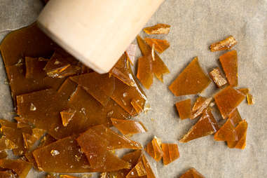 Maple Candy Shards for McGriddle -- Thrillist Recipes