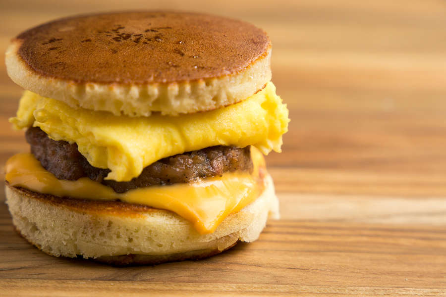 McGriddle Breakfast Sandwiches - Thrillist Recipes