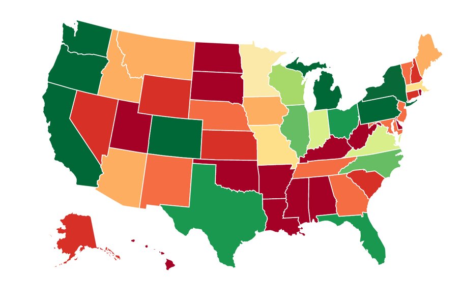 Vinepair's Map Shows the State of American Craft Brewing in 2015 ...