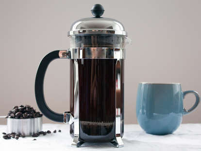 Bodum Chambord French Press (34 oz.) + Coffee Grinder = Starter Set for  Home and Travel