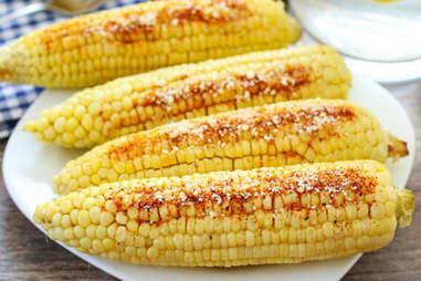 corn on the cob with chipotle paremesan