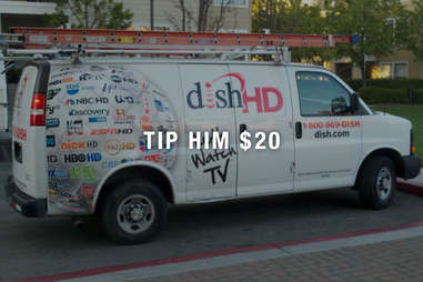 Dish truck