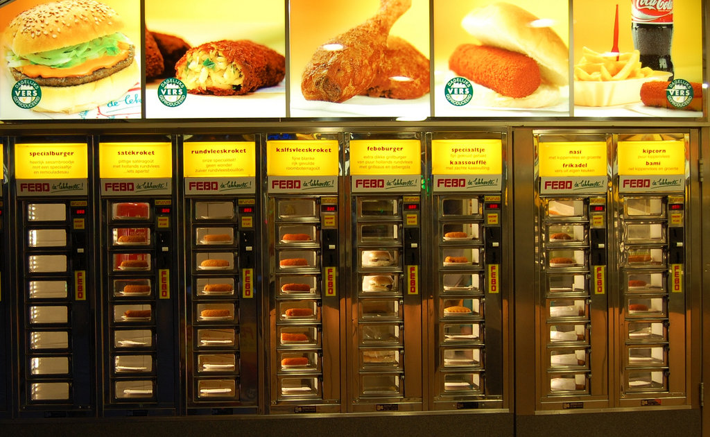 The Craziest Food Vending Machines, From Burgers to Wine - Thrillist