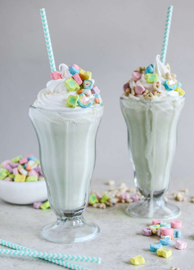 Lucky Charms milkshake