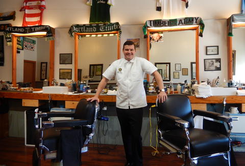 Common Barbershop With Modern Proprietor