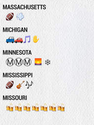 state emojis