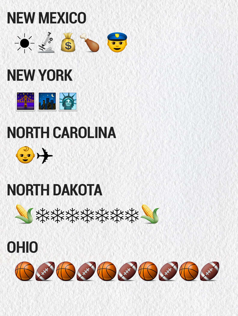 state emojis