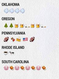 state emojis