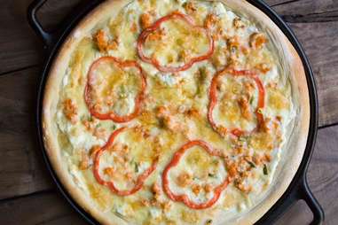 Salmon Pizza -- Thrillist Recipes