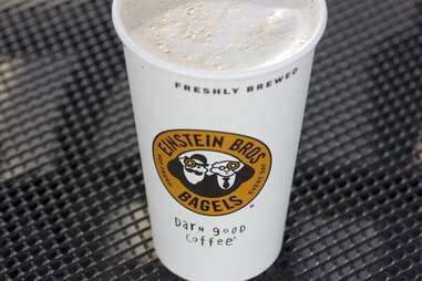 Einstein Bros Bagels pumpkin latte